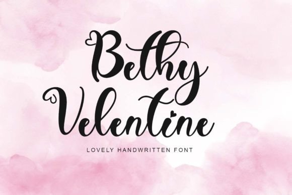 Bethy Valentine: A Handwritten Font for Your Brand