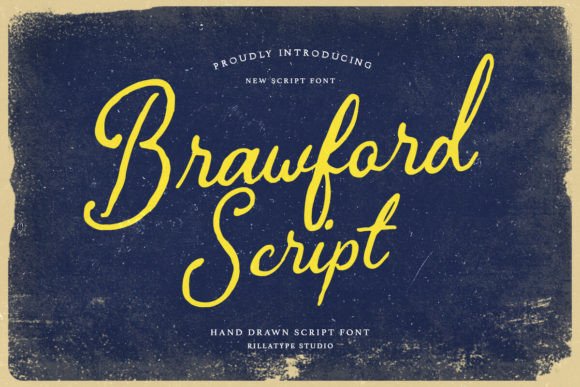 Brawford: A Handcrafted Script Font for Authentic Branding