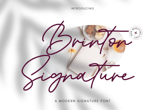 Brinton Signature: A Modern Typeface for Editorial Design