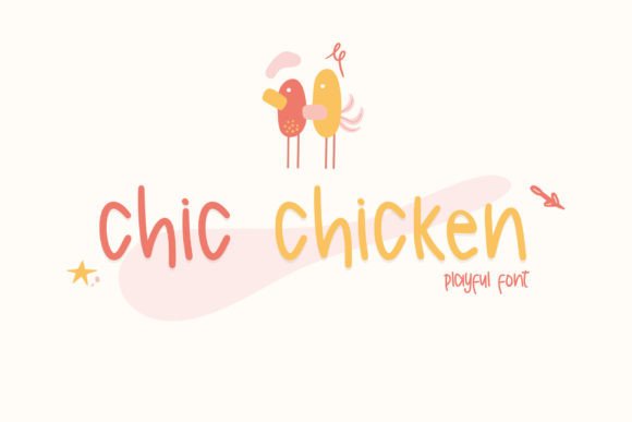 Chic Chicken: A Playful Typeface for Modern Editorial Design