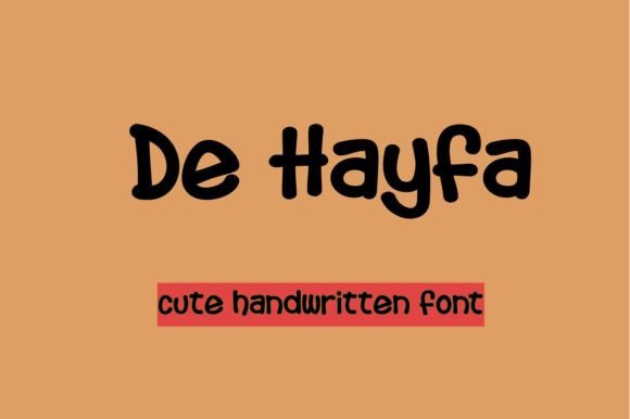 De Hayfa: A Fresh Handwritten Font for Modern Web Design