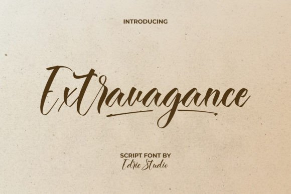 Elevate Your Brand with the Extravagance Typeface