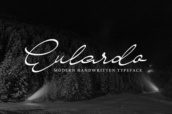 Eulardo: A Spontaneous Handwritten Font for Bold Branding