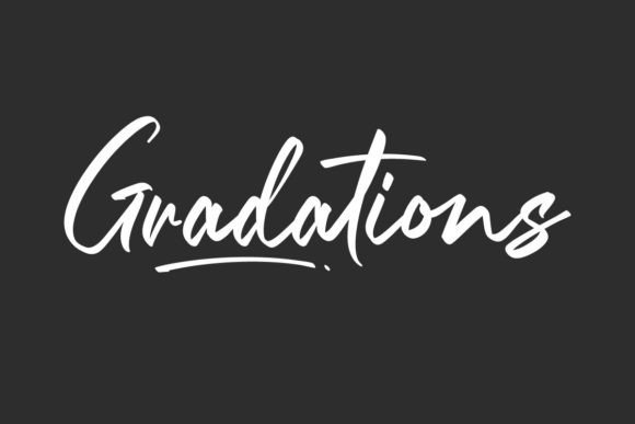 Gradations: A Sleek Script Font for Editorial Design