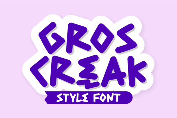 Gros Creak: A Playful Script Font for Editorial Design