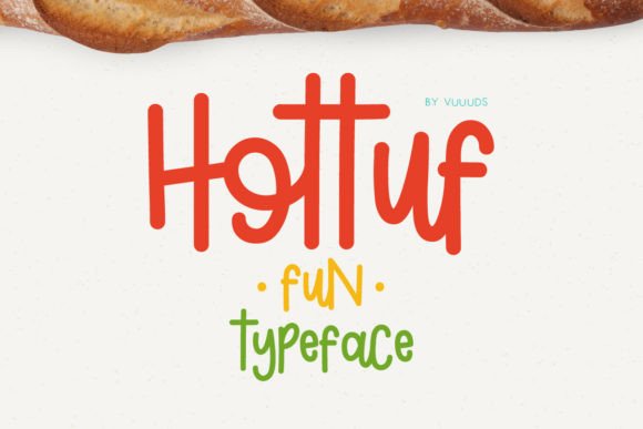Hottuf: A Casual Script Typeface for Editorial Design