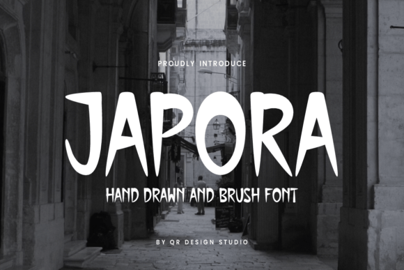 Japora: The Authentic Brush Typeface for Bold Campaigns