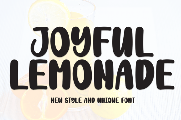 Joyful Lemonade Font: A Sweet Upgrade for Small Business Brands