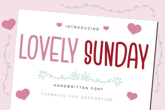 Lovely Sunday: The Perfect Script Font for Small Business Branding