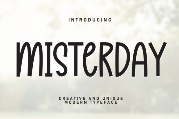Misterday: A Handwritten Typeface for Modern Editorial Design
