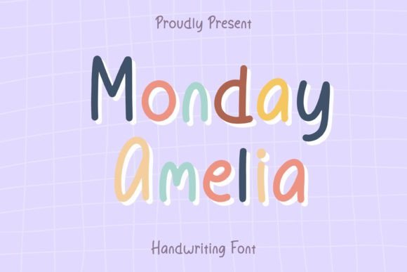 Monday Amelia: A Handwritten Typeface for Editorial Calm