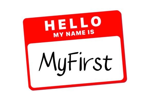 My First Font: A Handwritten Typeface for Modern Web Design