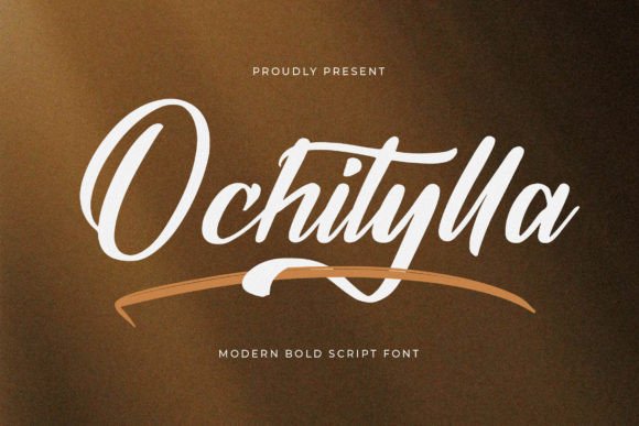 Ochitylla: A Refined Script Font for Editorial Design