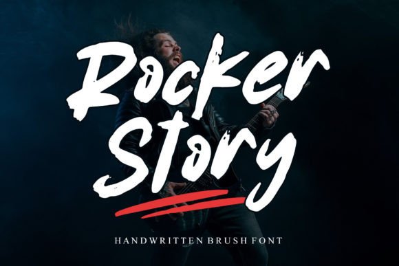 Rocker Story: A Handwritten Font for Authentic Branding