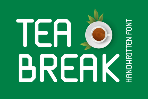 Tea Break: A Handwritten Font for Makers and Sellers