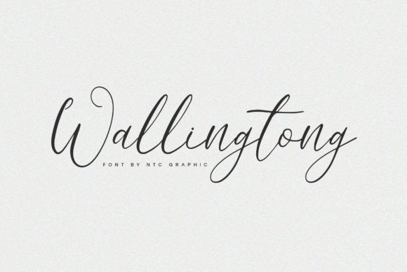 Wallingtong: The Elegant Script Font for Handmade Brands